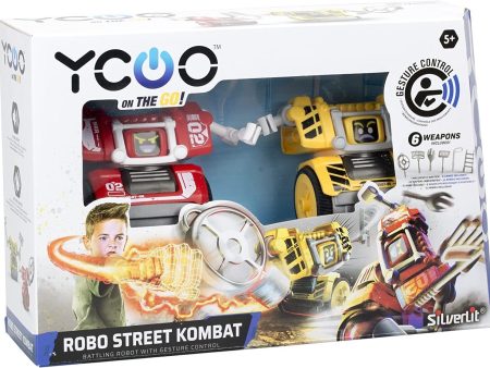 YCOO - ROBO STREET KOMBAT TWIN PACK - BATTLING ROBOT WITH GESTURE CONTROL Discount