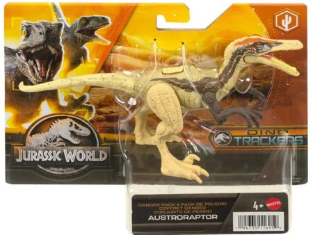 JURASSIC WORLD DANGER PACK - AUSTRORAPTOR - DINO TRACKER FIGURE Supply