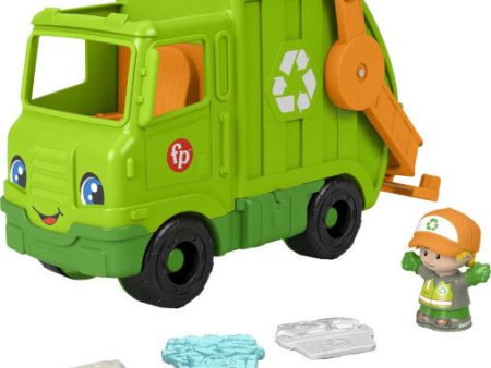 LITTLE PEOPLE RECYCLING TRUCK Hot on Sale