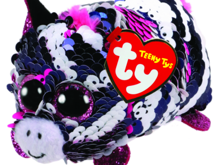 TEENY TYS BEANIE BOO SEQUIN - ZOEY PINK ZEBRA Supply