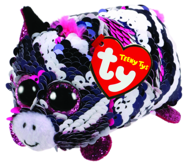 TEENY TYS BEANIE BOO SEQUIN - ZOEY PINK ZEBRA Supply