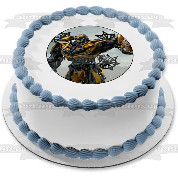 Transformers Bumblebee Edible Cake Topper Image ABPID12620 Online now