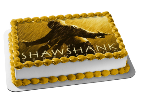 The Shawshank Redemption Andy Dufresne Raining Prison Escape Edible Cake Topper Image ABPID27139 Online