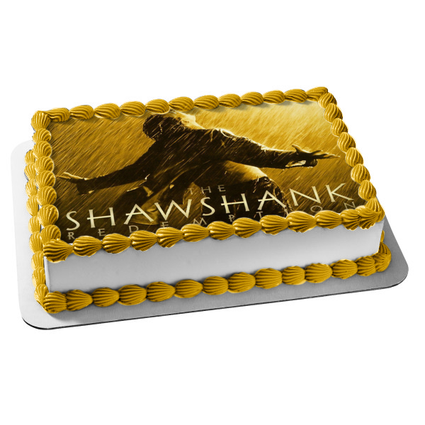 The Shawshank Redemption Andy Dufresne Raining Prison Escape Edible Cake Topper Image ABPID27139 Online