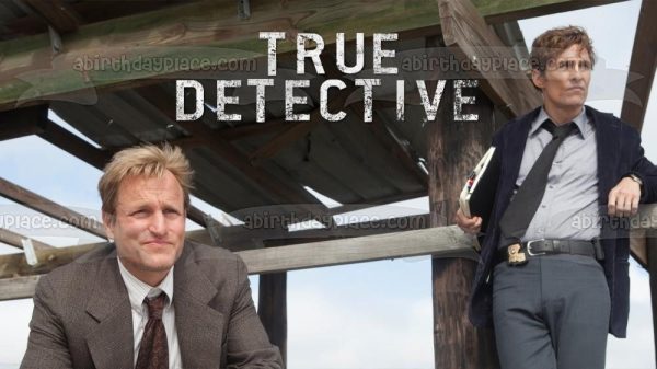 True Detective Martin Hart Rustin Cohle Edible Cake Topper Image ABPID27180 Online Hot Sale