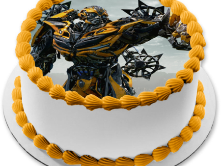 Transformers Bumblebee Edible Cake Topper Image ABPID12620 Online now