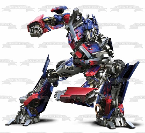 Transformers Optimus Prime Edible Cake Topper Image ABPID12606 on Sale