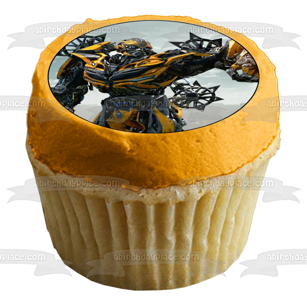 Transformers Bumblebee Edible Cake Topper Image ABPID12620 Online now