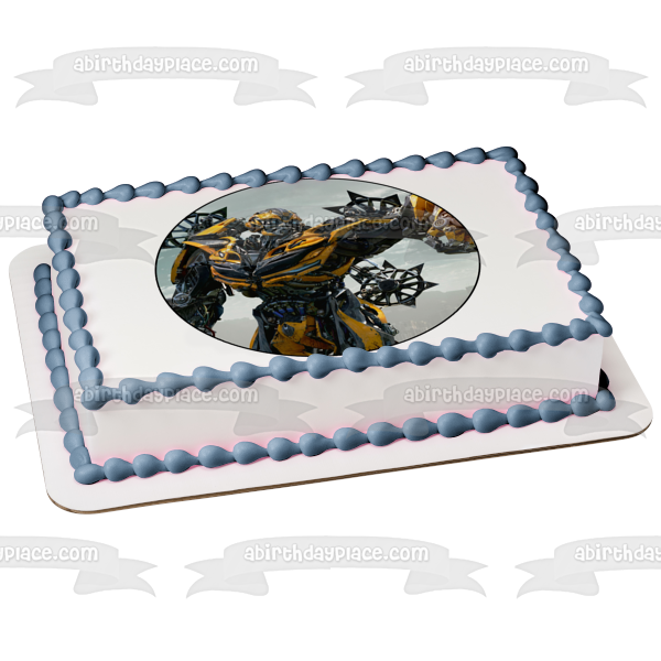 Transformers Bumblebee Edible Cake Topper Image ABPID12620 Online now