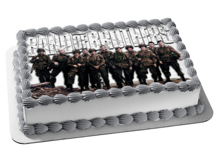 Band of Brothers Stsgt. Joseph J. Toye Edible Cake Topper Image ABPID27116 For Sale