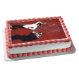 Pulp Fiction Vincent Mia Wallace Dancing Red Background Edible Cake Topper Image ABPID27149 on Sale