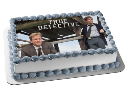 True Detective Martin Hart Rustin Cohle Edible Cake Topper Image ABPID27180 Online Hot Sale