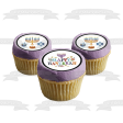 Happy Hanukkah Dreidel Menorah Star of David Edible Cupcake Topper Images ABPID01265 Cheap