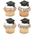 Grad Hat Sayings Cupcake Rings Online