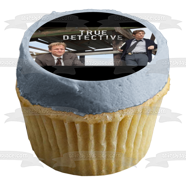 True Detective Martin Hart Rustin Cohle Edible Cake Topper Image ABPID27180 Online Hot Sale