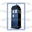 Doctor Who Tardis Time Traveling Machine Edible Cake Topper Image ABPID07852 Online