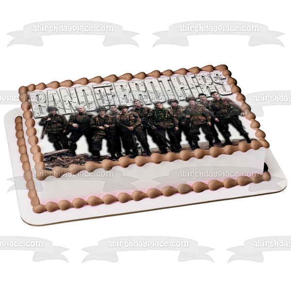 Band of Brothers Stsgt. Joseph J. Toye Edible Cake Topper Image ABPID27116 For Sale