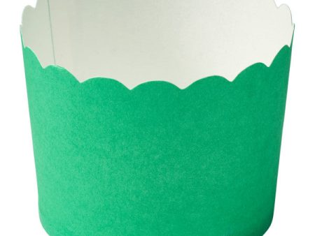 Green Scalloped Baking Cups For Discount