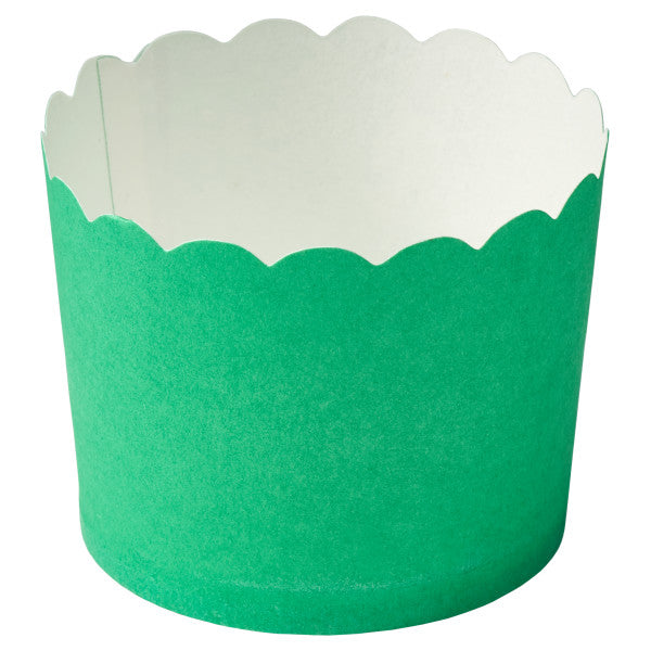 Green Scalloped Baking Cups For Discount