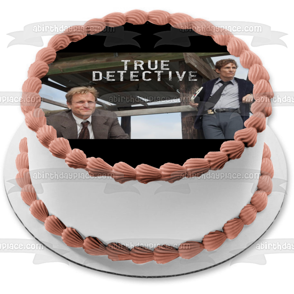 True Detective Martin Hart Rustin Cohle Edible Cake Topper Image ABPID27180 Online Hot Sale