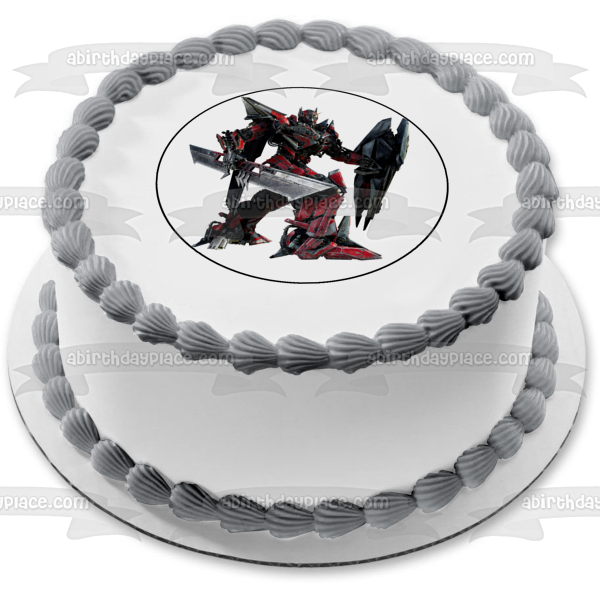 Transformers Dark of the Moon Edible Cake Topper Image ABPID12617 For Sale