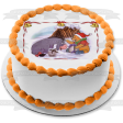 Disney Winnie the Pooh Pooh Bear Eeyore Christmas Celebration Edible Cake Topper Image ABPID09223 Supply