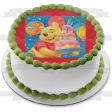 Disney Winnie the Pooh Pooh Bear Cake Balloons Edible Cake Topper Image ABPID09299 Discount