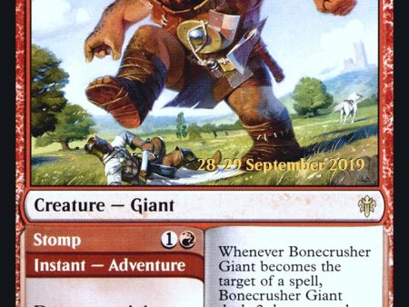 Bonecrusher Giant    Stomp  [Throne of Eldraine Prerelease Promos] on Sale