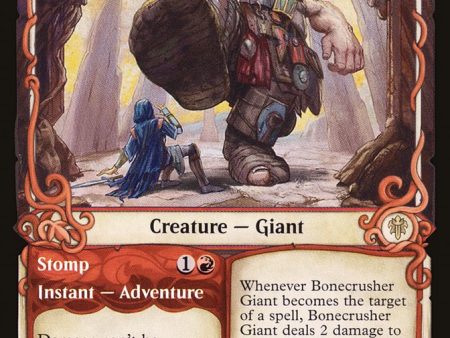 Bonecrusher Giant    Stomp (Showcase) [Throne of Eldraine] Online Hot Sale