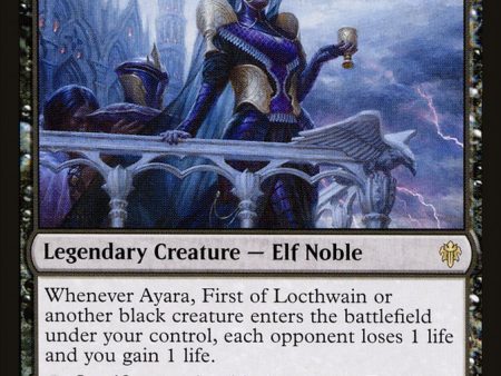 Ayara, First of Locthwain [Throne of Eldraine] Online Sale