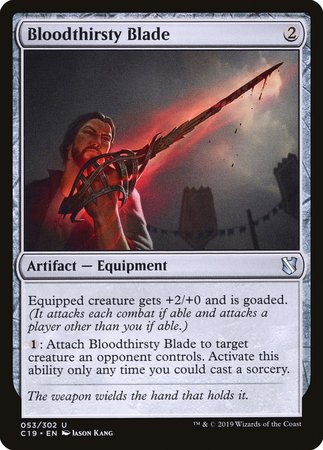 Bloodthirsty Blade [Commander 2019] Supply