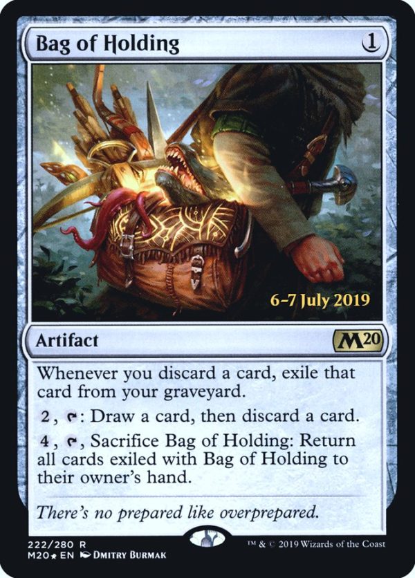 Bag of Holding  [Core Set 2020 Prerelease Promos] For Cheap