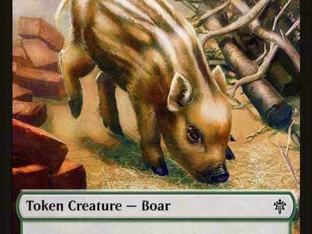 Boar [Throne of Eldraine Tokens] For Discount