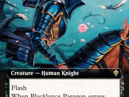 Blacklance Paragon (Extended Art) [Throne of Eldraine] on Sale