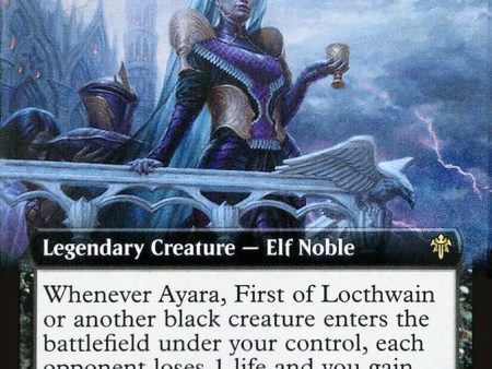 Ayara, First of Locthwain (Extended Art) [Throne of Eldraine] Online Sale