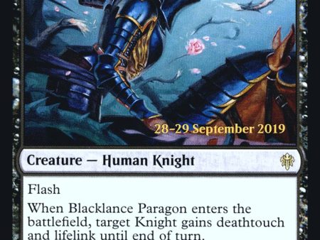 Blacklance Paragon  [Throne of Eldraine Prerelease Promos] For Cheap