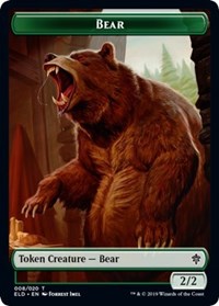 Bear    Food (18) Double-sided Token [Throne of Eldraine Tokens] Supply