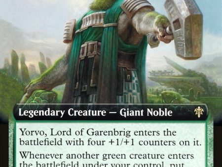 Yorvo, Lord of Garenbrig (Extended Art) [Throne of Eldraine] Discount