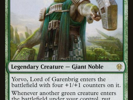 Yorvo, Lord of Garenbrig [Throne of Eldraine] Cheap