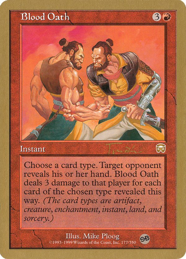 Blood Oath (Jan Tomcani) (SB) [World Championship Decks 2001] Fashion