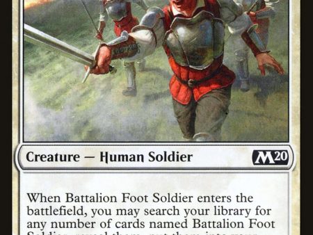 Battalion Foot Soldier [Core Set 2020] Sale