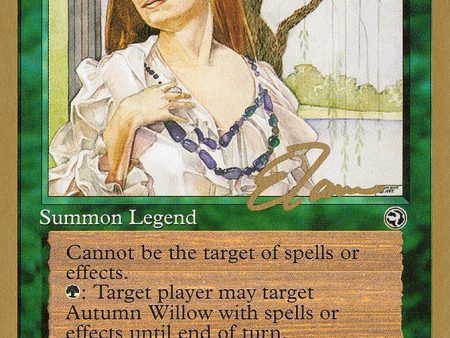 Autumn Willow (Eric Tam) (SB) [Pro Tour Collector Set] Online Hot Sale