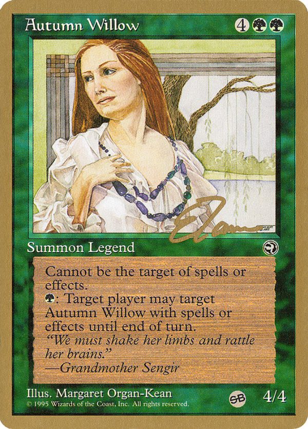 Autumn Willow (Eric Tam) (SB) [Pro Tour Collector Set] Online Hot Sale