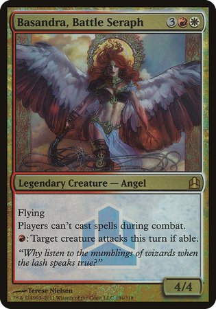 Basandra, Battle Seraph (Commander Launch Promo) [Commander 2011 Launch Party] Supply