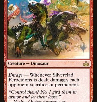 Silverclad Ferocidons [Rivals of Ixalan Promos] Sale