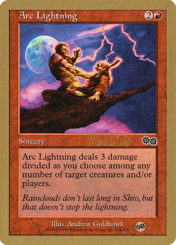 Arc Lightning (Mark Le Pine) (SB) [World Championship Decks 1999] For Cheap