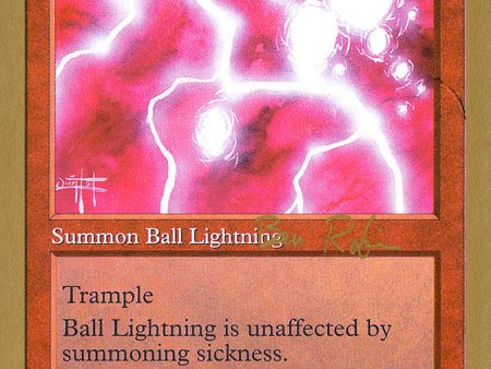 Ball Lightning (Ben Rubin) [World Championship Decks 1998] For Cheap