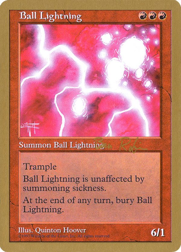 Ball Lightning (Ben Rubin) [World Championship Decks 1998] For Cheap