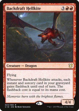 Backdraft Hellkite [Commander 2019] Supply