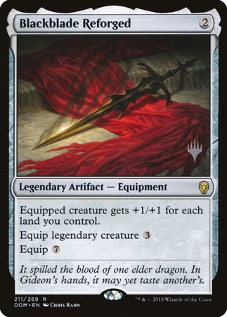 Blackblade Reforged [Dominaria Promos] Sale